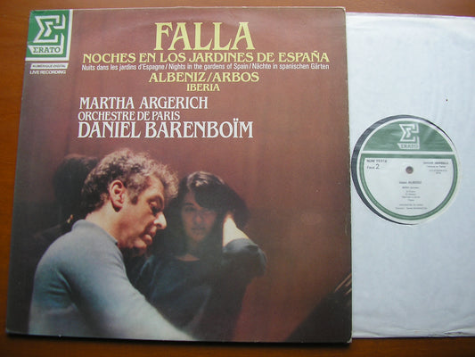 FALLA: NIGHTS IN THE GARDENS OF SPAIN / ALBENIZ: IBERIA     ARGERICH / ORCHESTRE DE PARIS / BARENBOIM     NUM 75316