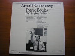 SCHOENBERG: A SURVIVOR FROM WARSAW / VARIATIONS Op. 31 / FIVE PIECES Op. 16      BOULEZ / BBC SYMPHONY    76577