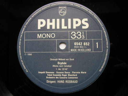 GLUCK: ORPHEE ET EURYDICE      SIMONEAU / DANCO / ALARIE / LAMOUREUX ORCHESTRA / ROSBAUD     6770 033
