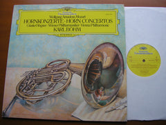 MOZART: HORN CONCERTOS    HOGNER / VIENNA PHILHARMONIC / BOHM    2531 274