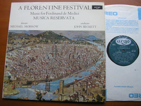A FLORENTINE FESTIVAL: MUSIC FOR FERDINAND DE MEDICI     MUSICA RESERVATA / BECKETT    ZRG 602