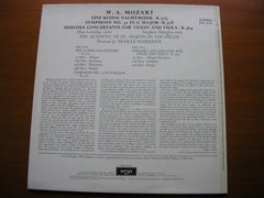 MOZART: EINE KLEINE K525 / SINFONIA CONCERTANTE K364 LOVEDAY / SHINGLES / ASMIF / MARRINER ZRG 679