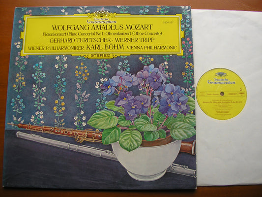 MOZART: FLUTE CONCERTO No. 1 / OBOE CONCERTO   TURETSCHEK / TRIPP / VIENNA PHILHARMONIC / BOHM     2530 527