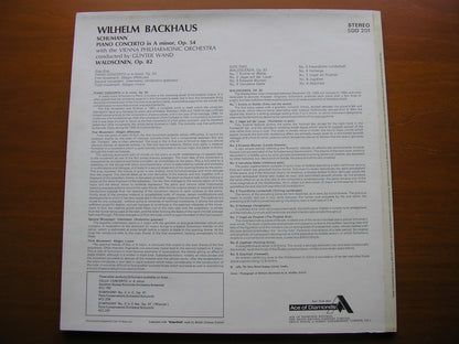 SCHUMANN: PIANO CONCERTO / WALDSCENEN     KEMPFF / VIENNA PHILHARMONIC / WAND    SDD 201