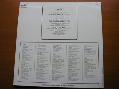 MOZART: PIANO CONCERTO No. 9 / SONATA K331     LILI KRAUS / VIENNA OPERA ORCHESTRA / DESARZENS    FC 423