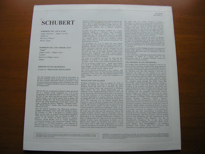 SCHUBERT: SYMPHONIES Nos. 3 & 4     SAWALLISCH / DRESDEN STATE ORCHESTRA    SAL 3726