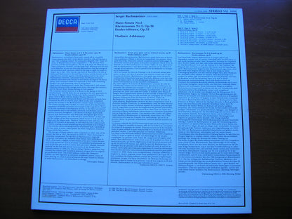 RACHMANINOV: PIANO SONATA No. 2 / ETUDES TABLEAUX Op. 33     VLADIMIR ASHKENAZY     SXL 6996