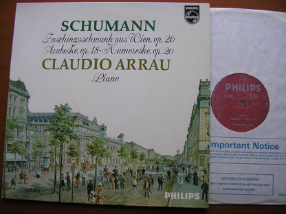 SCHUMANN: ARABESQUE Op. 18 / HUMORESKE Op. 20 / FASCHINGSSCHWANK AUS WIEN Op. 26     ARRAU      839 709