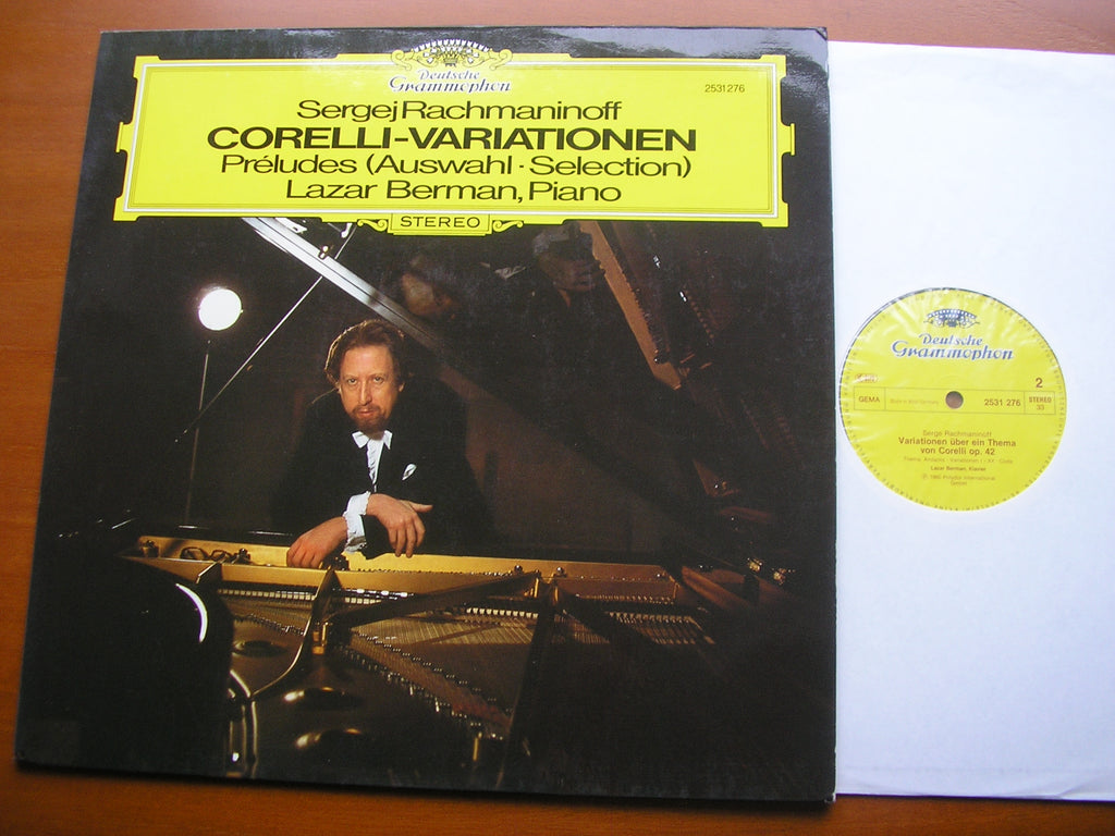 RACHMANINOV: CORELLI VARIATIONS / SIX PRELUDES LAZAR BERMAN 2531 276 ...