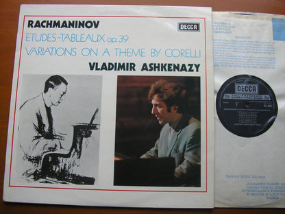RACHMANINOV: CORELLI VARIATIONS / ETUDES-TABLEAUX Op. 39     VLADIMIR ASHKENAZY     SXL 6604