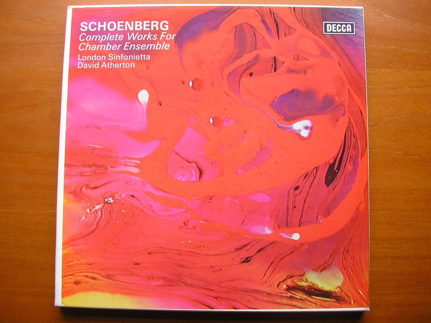 SCHOENBERG: COMPLETE WORKS FOR CHAMBER ENSEMBLE     ATHERTON / LONDON SINFONIETTA      SXLK 6660 - 4