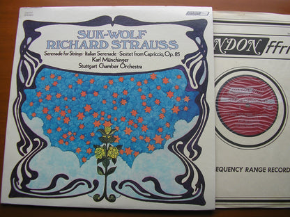 SUK: SERENADE / WOLF: ITALIAN SERENADE / STRAUSS: SEXTET from CAPRICCIO     MUNCHINGER / STUTTGART CHAMBER ORCHESTRA    CS 6737