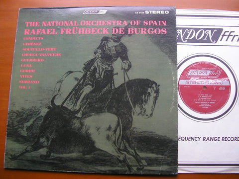 SPANISH ORCHESTRAL MUSIC from ZARZUELAS    FRUHBECK DE BURGOS / NATIONAL ORCHESTRA OF SPAIN     CS 6424