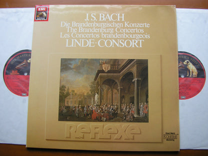 BACH: THE BRANDENBURG CONCERTOS    LINDE CONSORT / HANS-MARTIN LINDE   2 LP    29 0005
