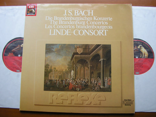 BACH: THE BRANDENBURG CONCERTOS    LINDE CONSORT / HANS-MARTIN LINDE   2 LP    29 0005