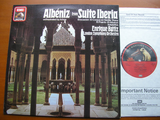 ALBENIZ: IBERIA / NAVARRA       ENRIQUE BATIZ / LONDON SYMPHONY     ASD 4160