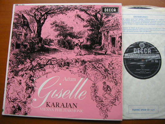 ADAM: GISELLE   KARAJAN / VIENNA PHILHARMONIC   SXL 6002