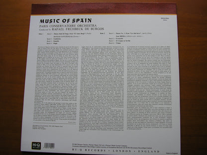 ALBENIZ: IBERIA / FALLA: RITUAL FIRE DANCE / TURINA: DANZAS FANTASTICAS     DE BURGOS / PARIS CONSERVATOIRE     HIQLP041