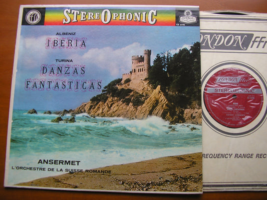 ALBENIZ: IBERIA / TURINA: DANZAS FANTASTICAS     ANSERMET / SUISSE ROMANDE     CS 6194