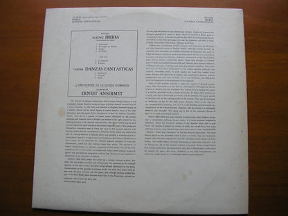 ALBENIZ: IBERIA / TURINA: DANZAS FANTASTICAS     ANSERMET / SUISSE ROMANDE     CS 6194