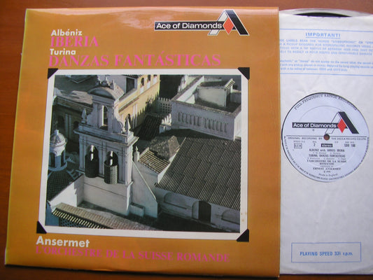 ALBENIZ: IBERIA / TURINA: DANZAS FANTASTICAS     ANSERMET / SUISSE ROMANDE     SDD 180