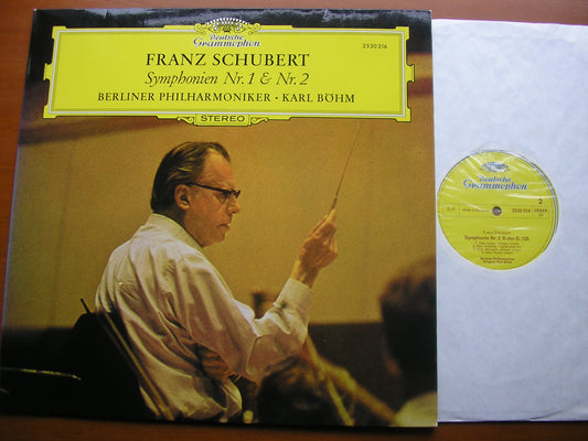 SCHUBERT: SYMPHONIES Nos. 1 & 2    BOHM / BERLIN PHILHARMONIC    2530 216