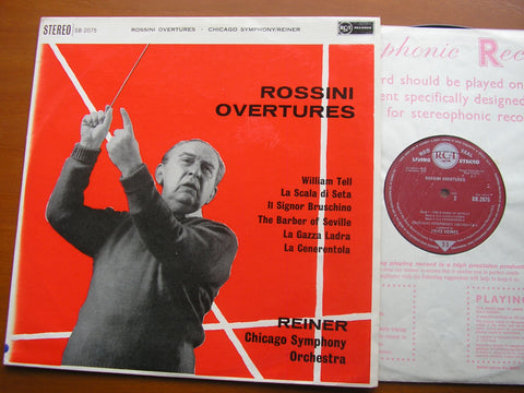 ROSSINI: OVERTURES    FRITZ REINER / CHICAGO SYMPHONY ORCHESTRA   SB 2075