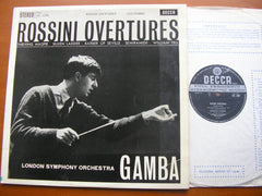 ROSSINI: FIVE OVERTURES     GAMBA / LONDON SYMPHONY    SXL 2266