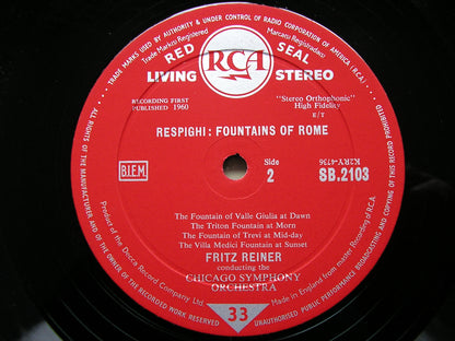 RESPIGHI: PINES OF ROME / FOUNTAINS OF ROME   REINER / CHICAGO SYMPHONY  SB 2103