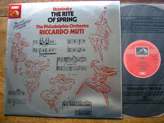 STRAVINSKY: THE RITE OF SPRING  MUTI / PHILADELPHIA ORCHESTRA  ASD 3807