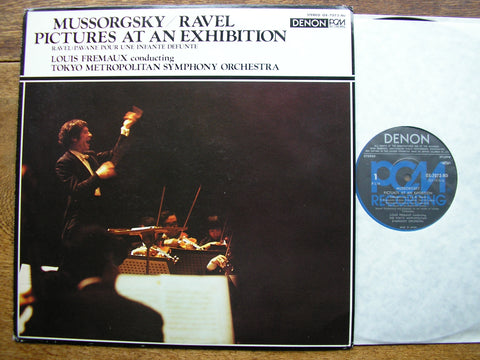 MUSSORGSKY: PICTURES AT AN EXHIBITION / RAVEL : PAVANE   LOUIS FREMAUX / TOKYO METROPLITAN SYMPHONY   OX-7072-ND