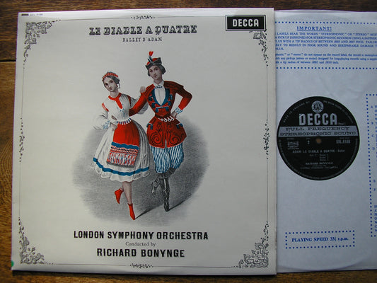 ADAM: LE DIABLE A QUATRE  LONDON SYMPHONY / BONYNGE  SXL 6188