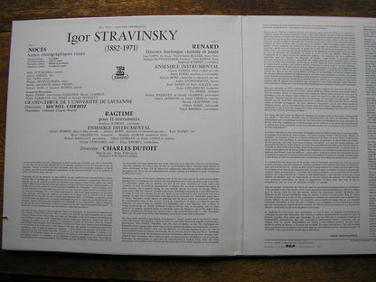 STRAVINSKY: LES NOCES / RENARD / RAGTIME   DUTOIT / SOLOISTS / ENSEMBLE INSTRUMENTAL   STU 70737
