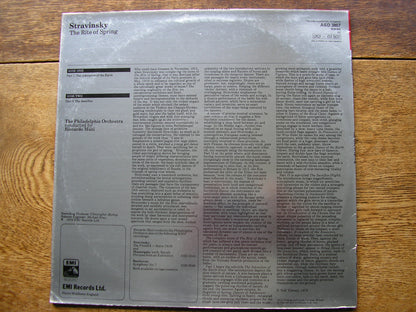 STRAVINSKY: THE RITE OF SPRING  MUTI / PHILADELPHIA ORCHESTRA  ASD 3807