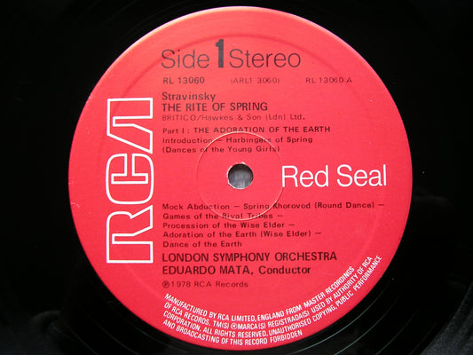 STRAVINSKY: THE RITE OF SPRING   MATA / LONDON SYMPHONY ORCHESTRA   RL 13060