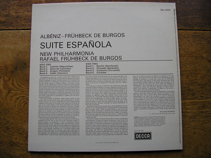 ALBENIZ: SUITE ESPANOLA    DE BURGOS / NPO  SXL 6355