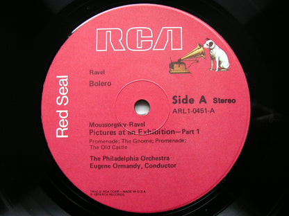 MUSSORGSKY: PICTURES AT AN EXHIBITION / RAVEL: BOLERO   ORMANDY / PHILADELPHIA   ARL1-0451