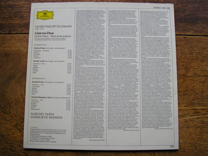 TELEMANN: GUITAR DUOS   YEPES / MONDEN   2531 350