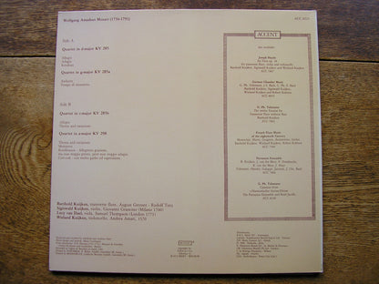 MOZART: FLUTE QUARTETS  KUIJKENS / VAN DAEL   ACC 8225