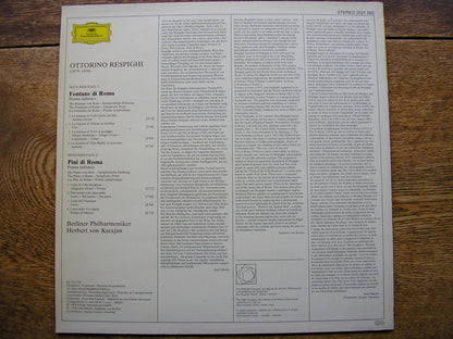 RESPIGHI: PINES OF ROME / FOUNTAINS OF ROME  KARAJAN / BERLIN PHILHARMONIC  2531 055