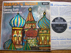 ROMANTIC RUSSIA: GLINKA / BORODIN / MUSSORGSKY GEORG SOLTI / LSO SXL 6263