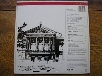 RAVEL: PIANO CONCERTO FOR THE LEFT HAND / LA VALSE / TZIGANE / RAPSODIE   WAYENBERG / COA / KONDRASHIN  412 072