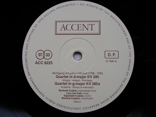 MOZART: FLUTE QUARTETS  KUIJKENS / VAN DAEL   ACC 8225