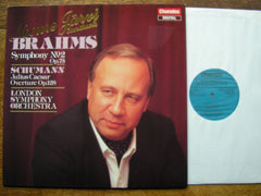 BRAHMS: THE FOUR SYMPHONIES / SCHUMANN: OVERTURES    JARVI / LONDON  SYMPHONY ORCHESTRA   CHANDOS 4 LP