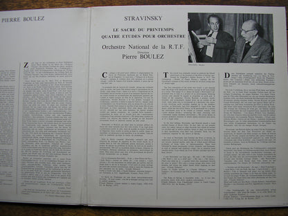 STRAVINSKY: THE RITE OF SPRING / 4 ETUDES FOR ORCHESTRA   BOULEZ / FNRO  FC430