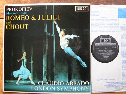 PROKOFIEV: ROMEO & JULIET / CHOUT  LONDON SYMPHONY / ABBADO   SXL 6286