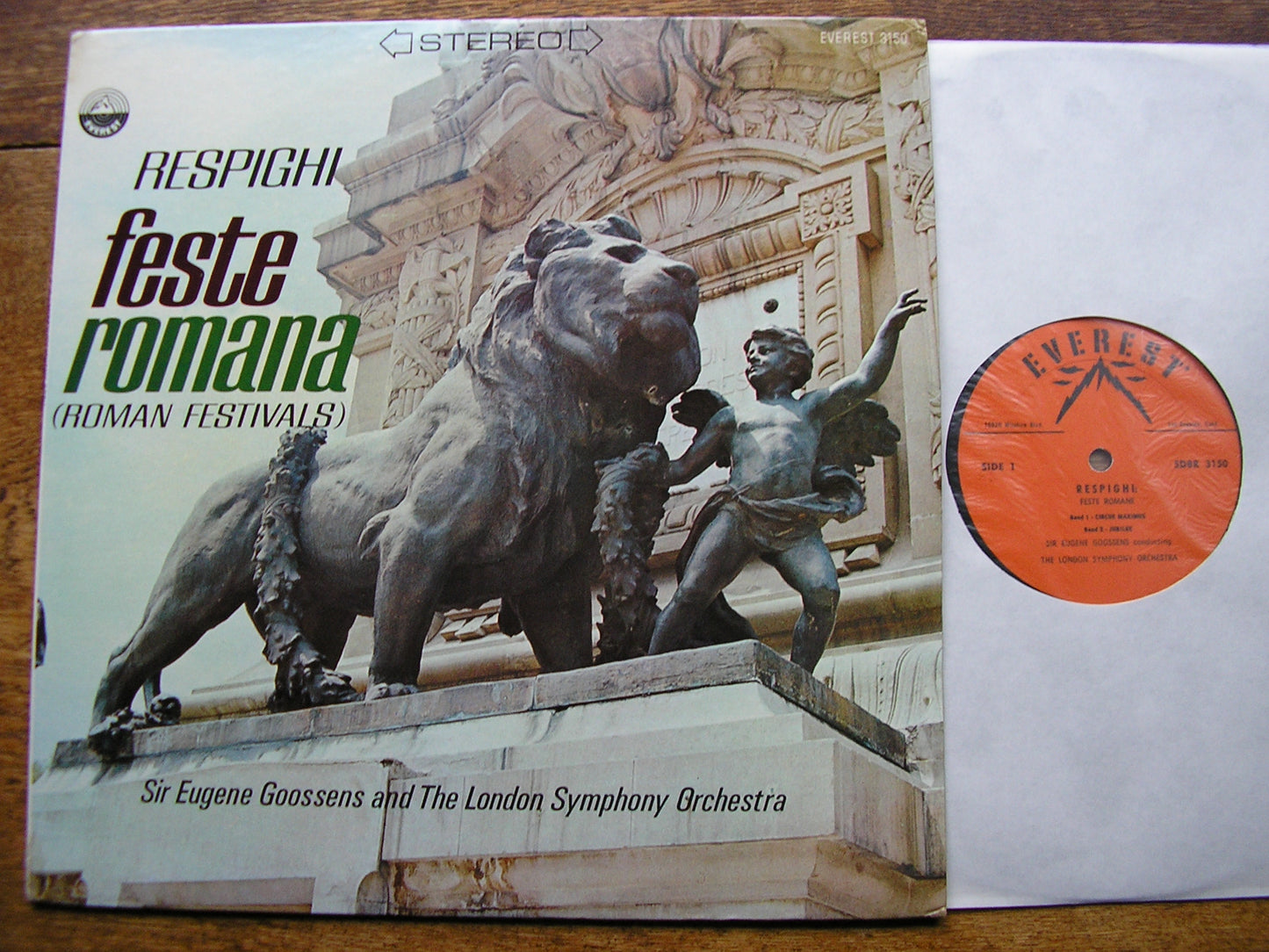 RESPIGHI: FESTE ROMANE   GOOSSENS / LONDON SYMPHONY  EVEREST 3150