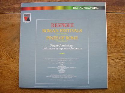 RESPIGHI: PINES OF ROME / ROMAN FESTIVALS   COMISSIONA / BALTIMORE SYMPHONY   VA 25004