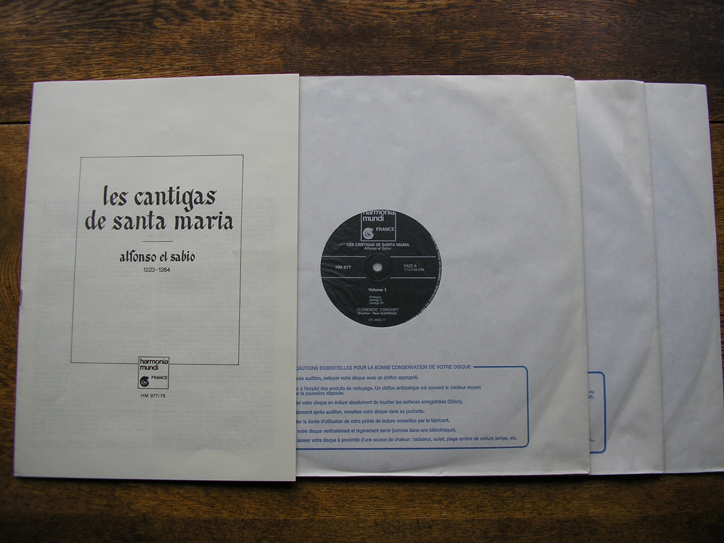 LES CANTIGAS DE SANTA MARIA   CLEMENCIC CONSORT / RENE CLEMENCIC  HM 977 / 79