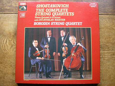 SHOSTAKOVICH: THE QUARTETS  BORODIN STRING QUARTET  7LP  EX 270339